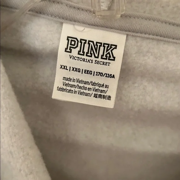 PINK Victoria's Secret Gray Hoodie - Picture 4 of 8